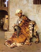 Jean-Leon Gerome Pelt Merchant of Cairo oil on canvas